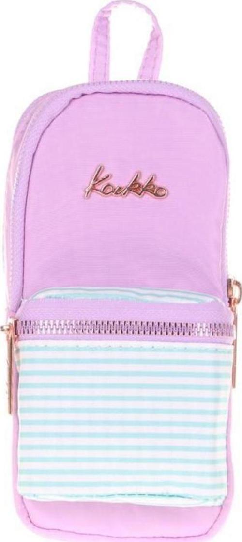 Soft Floral Junior Bag Kalem Çantası Violet Kalemlik