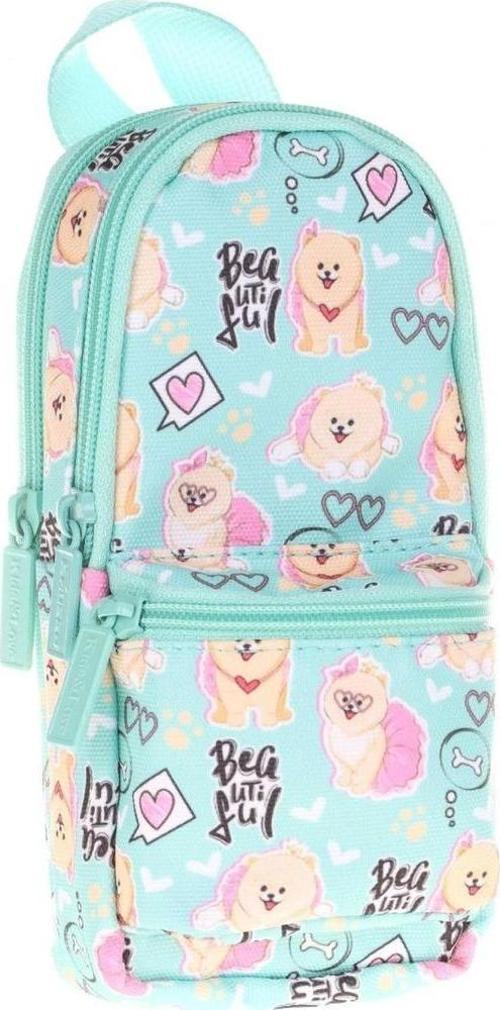 Kalem Çantası Nature Junior Bag Dog Üç Bölmeli Kalem Çantası