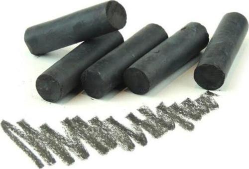 Tebeşir Yuvarlak Yağlı Siyah 12 Lİ