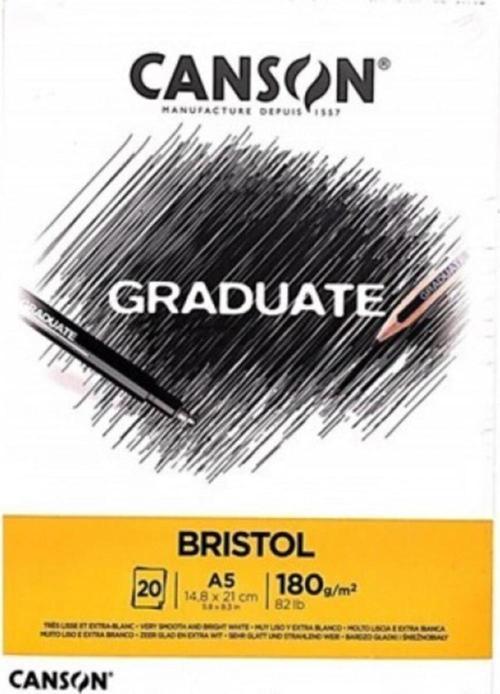 Çizim Bloğu Graduate Cangrad Bristol 20 Yaprak A5 180 Gram