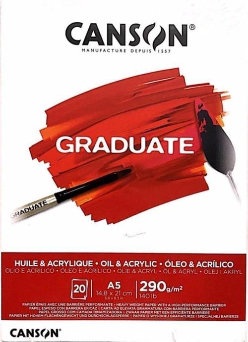 Çizim Bloğu Graduate Yağlı Boya Ve Akrilik 20 Sayfa A5 290 Gram