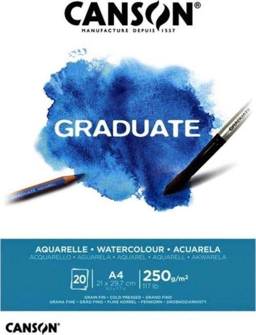 Graduate Suluboya Defteri 250gr A4 20 Yaprak