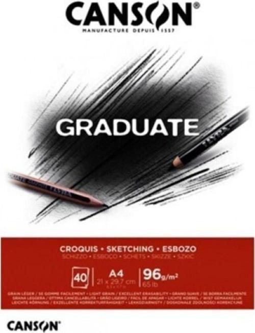 Gradute Eskiz Sketch Defteri A4 96GR 40 Yaprak