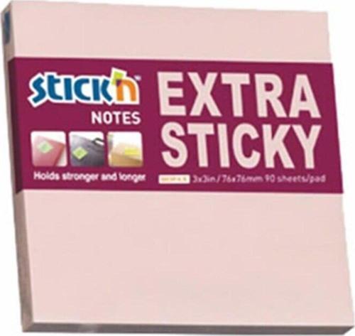 90 Yaprak 76 x 76 mm Stickn Ekstra Yapışkanlı Pastel Sarı Not Kağıdı