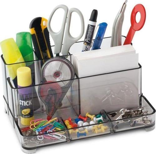 Masa Seti Plastik Şeffaf Masa Üstü Organizer