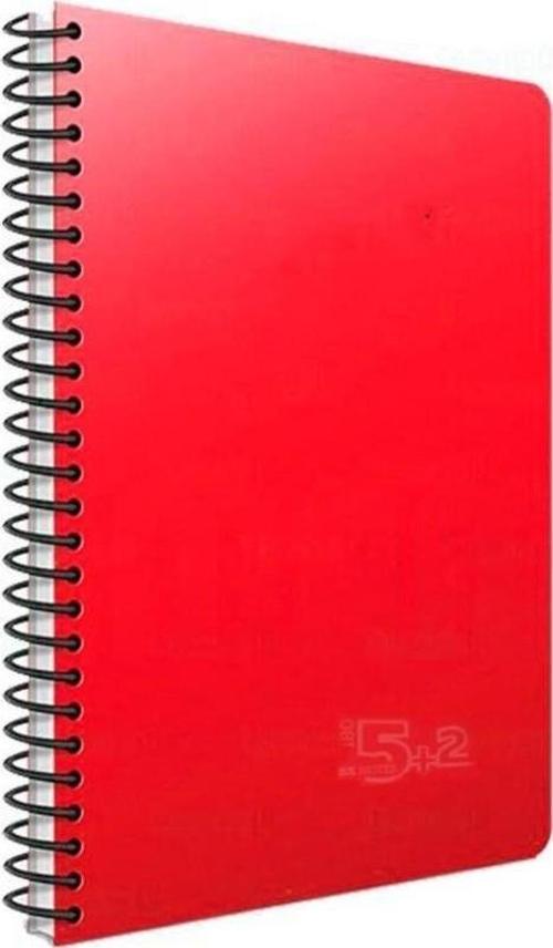 Bx Notes Spiralli Seperatörlü Plastik Kapak Def. A4 180 YP 5+2 5036