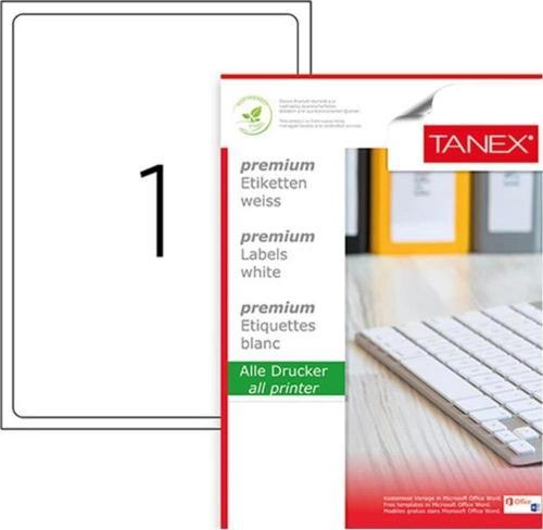 Lazer Etiket 100 Yaprak 199.6x289.1 mm Lazer Yazıcı Etiketi