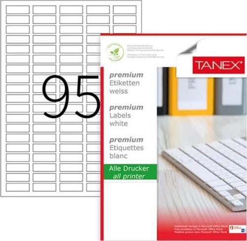 Lazer Etiket 100 Yaprak 30 x 12 Mm Lazer Yazıcı Etiketi