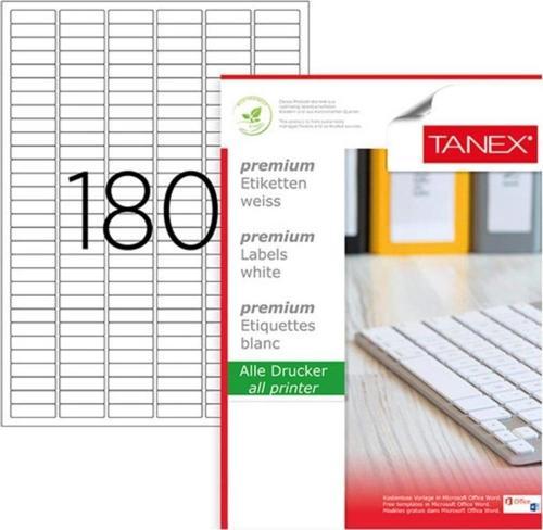Lazer Etiket 100 Yaprak 30 x 9 Mm Lazer Yazıcı Etiketi