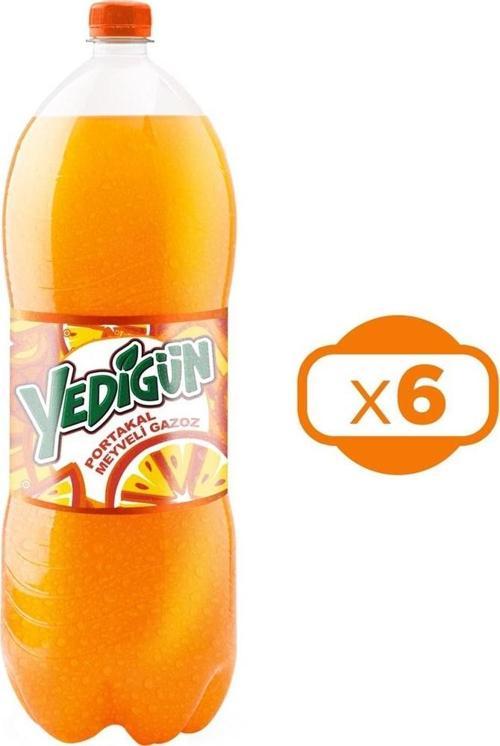 Portakal Meyveli Gazoz 2,5 Lt X 6 Adet