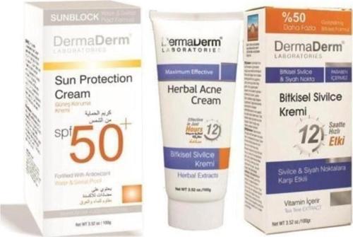 Bitkisel Sivilce Kremi + Güneş Kremi SPF50+