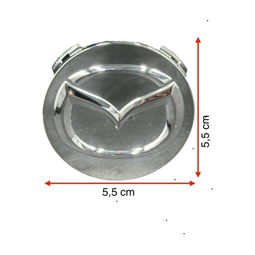 Jant Göbeği Mazda 3 2004-2015 / 6 2004-2015 / 2 2004-2015 (GRİ, 5,6 CM)