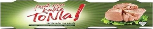 TONLA ZEYTİNYAĞLI TON BALIĞI 3*75GR