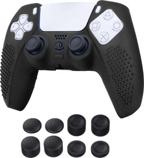 PS5 Controller Joystick Oyun Kolu Gamepad Uyumlu Silikon + 8'li Analog Koruyucu S