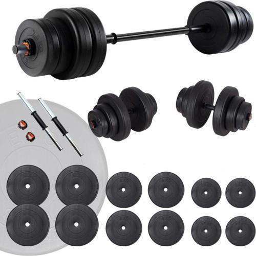 Spor 75 Kg Halter Seti Ve Dambıl Seti Ağırlık Fitness Seti
