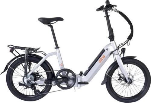 Fold X Premium Katlanır Elektrikli Bisiklet Gümüş LCD Gösterge 12.8Ah Batarya, HD Fren