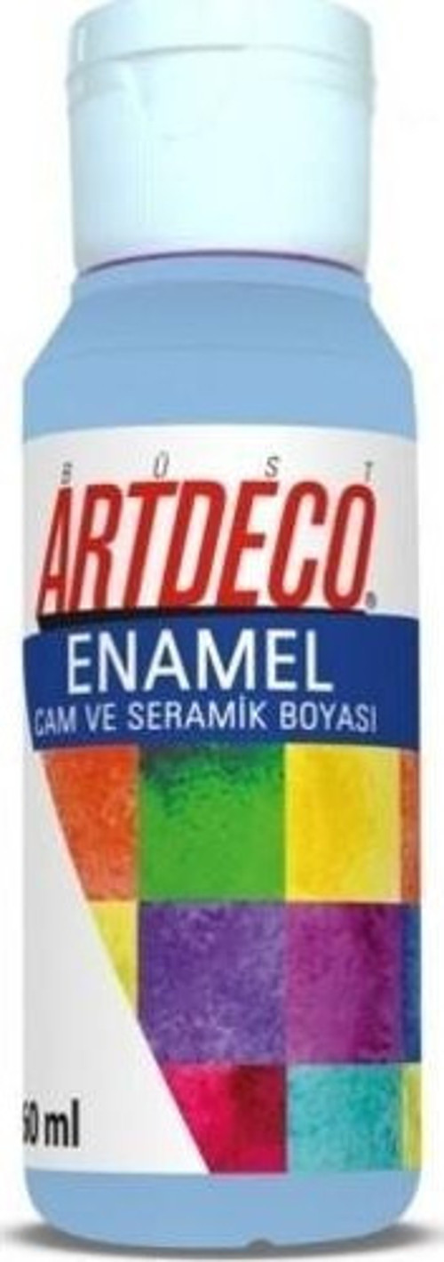 Ardeco Enamel Cam Ve Seramik Bebek Mavi