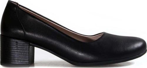 Hakiki Deri Kadın Kalın Topuklu Ayakkabı 889ZA5370