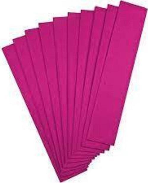 Krapon Kağıdı 50 x 200 Cm Fuşya (10 Lu Paket)