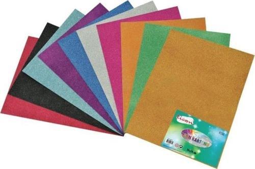 Fon Kartonu Simli 50 x 70 Cm Simli Turuncu (10 Lu Paket)