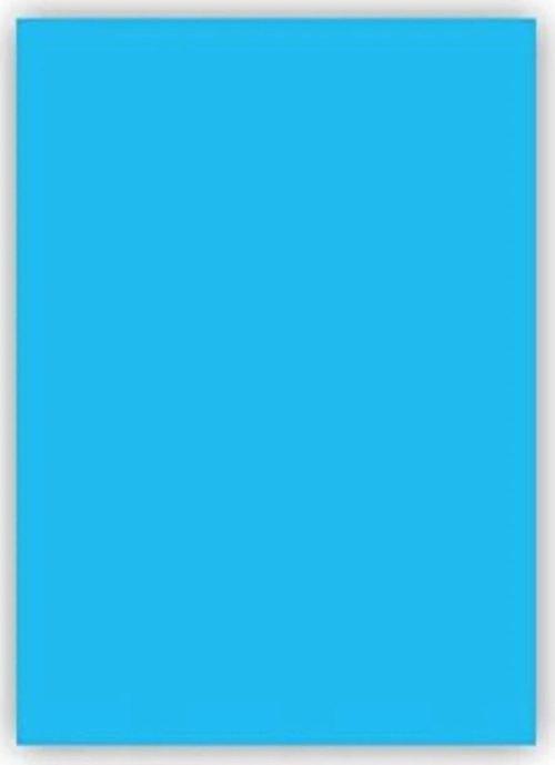 Fosforlu Fon Kartonu (fluo) 160 Gram 50 x 70 Cm Fosforlu Mavi (100 Lü Paket)