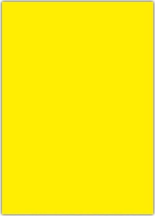 Fosforlu Sarı Fon Kartonu 50 x 70 CM 160 Gram (100 Lü Paket)