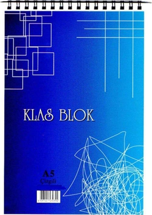 Bloknot Spiralli Office Book Çizgili 100 Yaprak A5 (6 Lı Paket)
