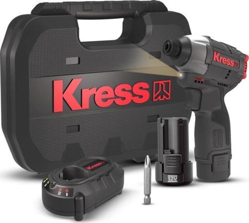 KUB50.2 12Volt 2.0Ah Li-ion Çift Akülü 140Nm Kömürsüz Profesyonel Şarjlı Darbeli Tornavida