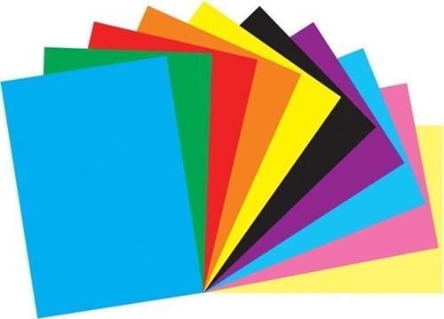 Mukavva Renkli 35x50 Cm Karışık Renk (36 Adet Mukavva)