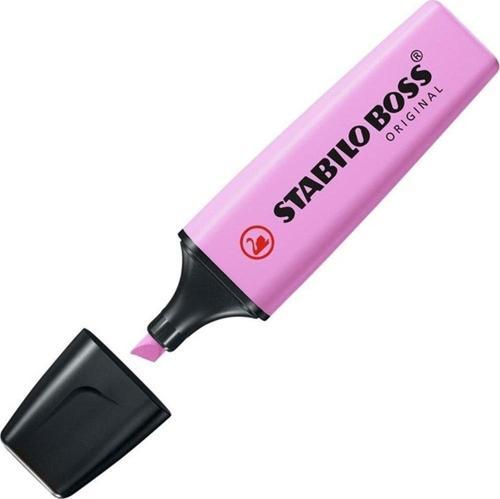 Fosforlu Kalem Boss Original Pastel Buzlu Fuşya (10 Lu Paket)