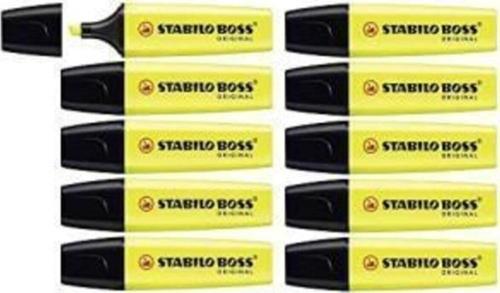 Fosforlu Kalem Boss Orıgınal Sarı (10 Lu Paket)