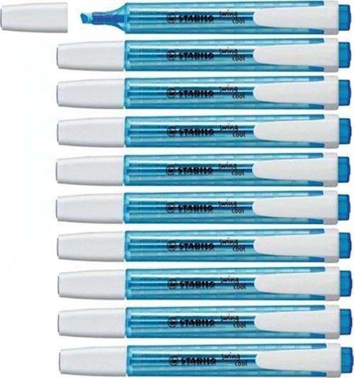 Fosforlu Kalem Swing Cool Mavi (10 Lu Paket)