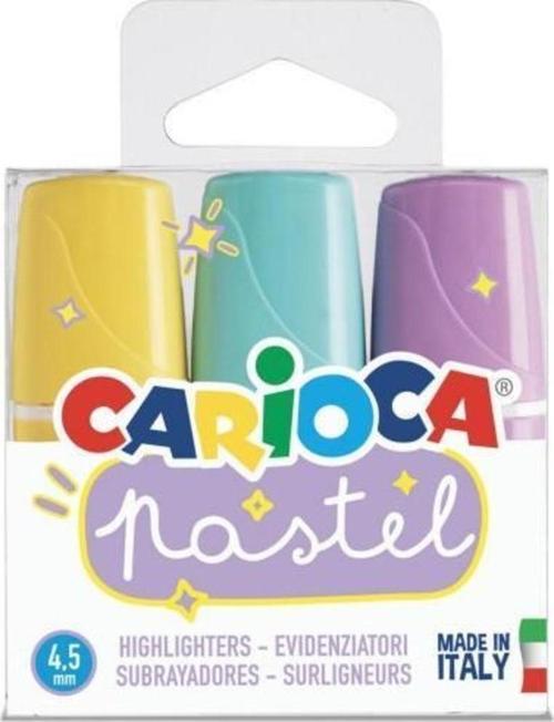 Pastel Renk Mini İşaretleme Kalemi 3'Lü