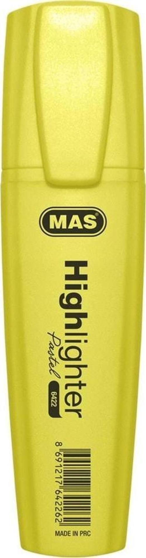 Fosforlu Kalem Pastel Sarı Fosforlu İşaretleme Kalemi (12 Li Paket)