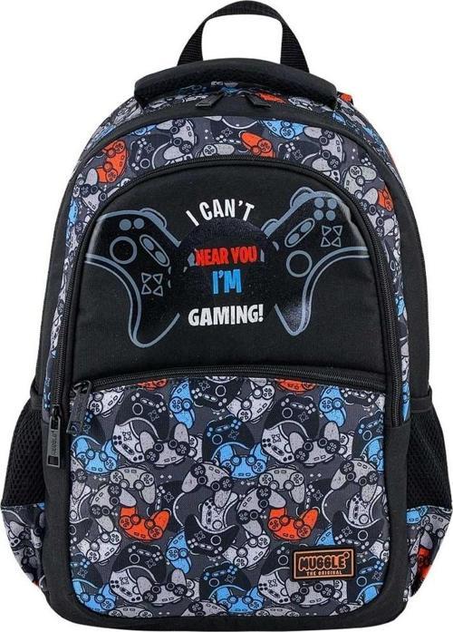 Okul Çantası Game Over Siyah İlkokul Sırt Çantası