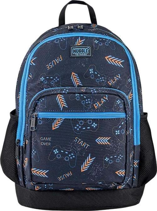 Okul Çantası Game Over Siyah İlkokul Sırt Çantası