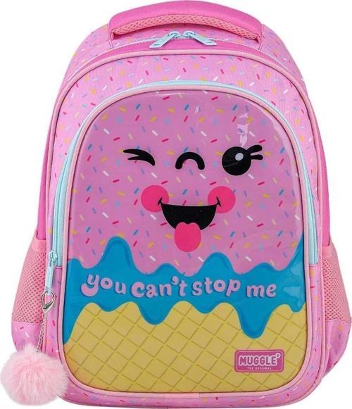 Okul Çantası Pink Ice Cream Pembe Kız Çocuk İlkokul Sırt Çantası