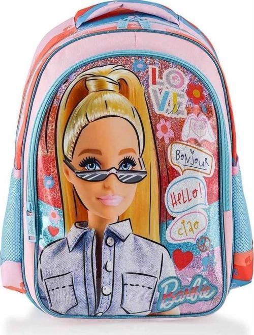 Frocx Otto Barbie 2 Bölmeli İlkokul Çantası Barbie Due Love All Okul Sırt Çantası