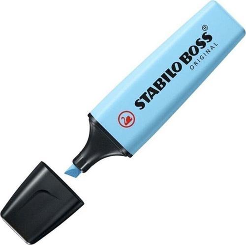 Boss Fosforlu İşaretleme Kalemi Pastel Esintili Mavi (10 Lu Paket)