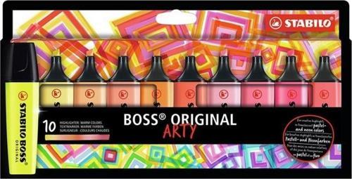 Boss Original Arty Sıcak Renkler Işaretleme Kalem Seti 10'lu
