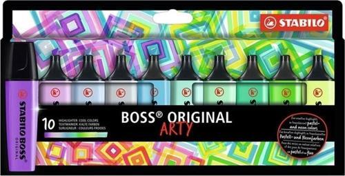 Boss Original Arty Soğuk Renkler Işaretleme Kalem Seti 10'lu