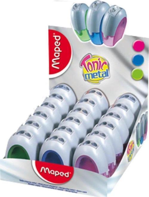 Öğrenci Kalemtıraşı Tonik Çift Delikli Kalemtıraş (18 Li Paket)