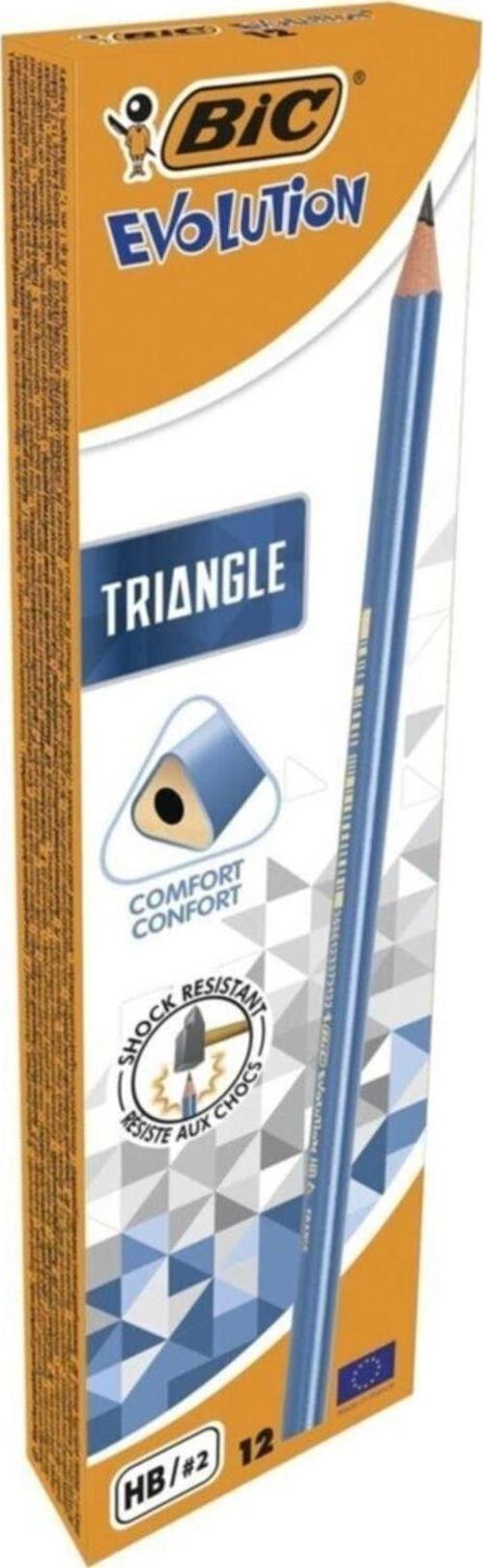 Evol Triangle Üçgen Kurşun Kalem 12 Li (6 Kutu 72 Adet Kurşun Kalem)