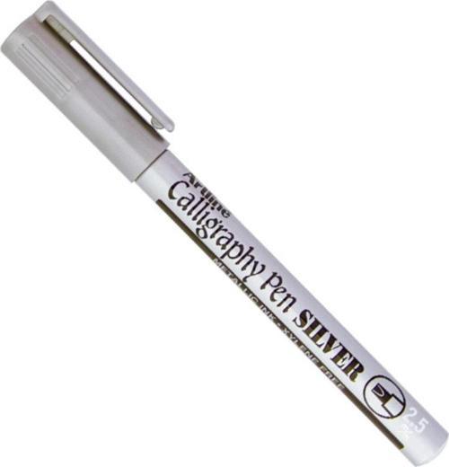 Kaligrafi Kalemi Kesik Uçlu 2.5 MM Gümüş EK993XF (1 Kutu 12 Adet)