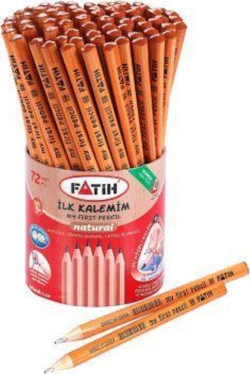 Jumbo Üçgen Başlangıç Kalemi Natural Kurşunkalem 72'Li