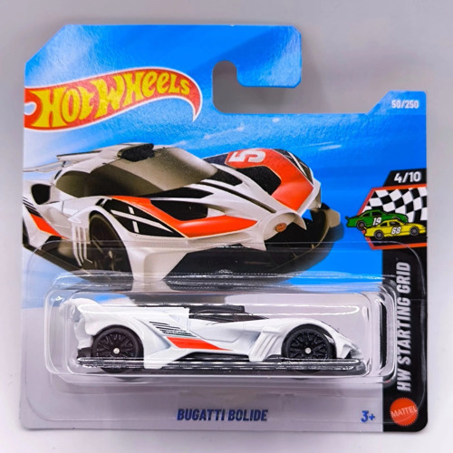 2026 Bugatti Bolide Beyaz HW Starting Grid 50/250 1:64 Model Araba