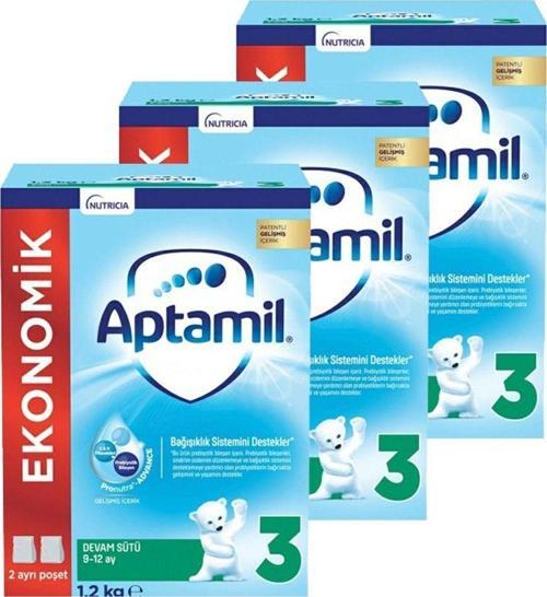 3 Devam Sütü Yeni Formül 1200 gr X 3 Adet