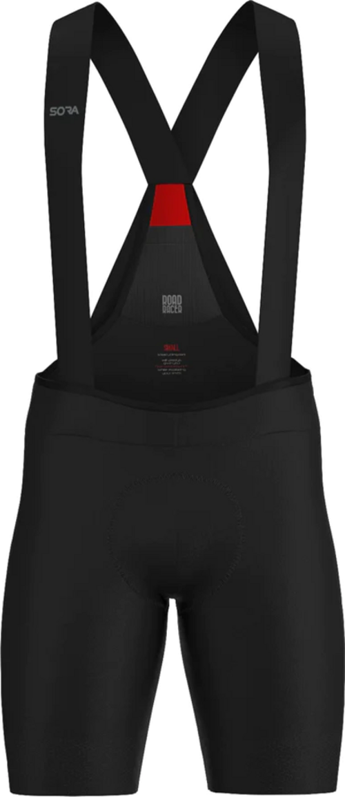 Siyah Road Racer Askılı Bisiklet Taytı SİYAH-L