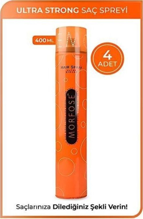 Saç Spreyi Turuncu 400 ml 4 Adet