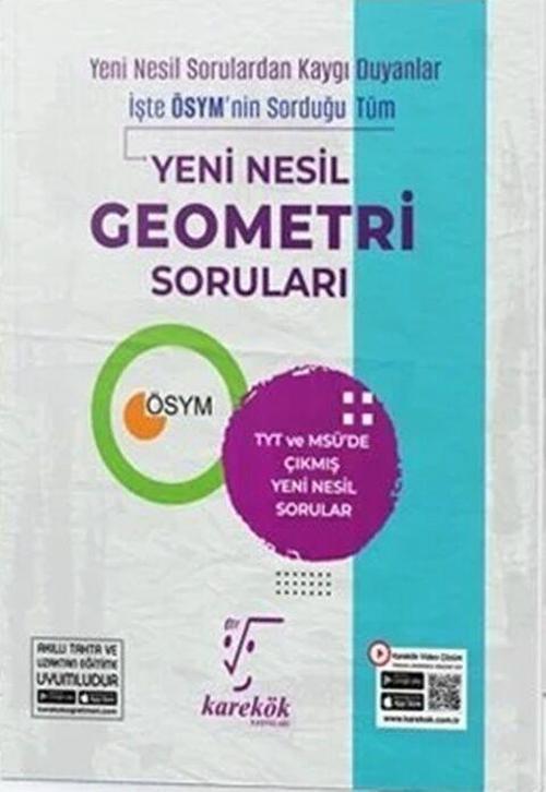 Yeni Nesil Geometri Soruları Soru Bankası Karekök Yayınları